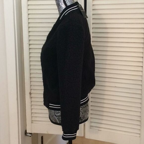 NWT Lucky Brand Varsity Bomber Jacket Pockets XS - Picture 3 of 13